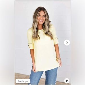 Yellow Boutique Bibi Waffle Shirt